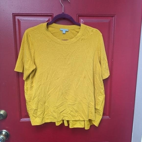 COS Mustard Yellow Sweater Top - Picture 3 of 6